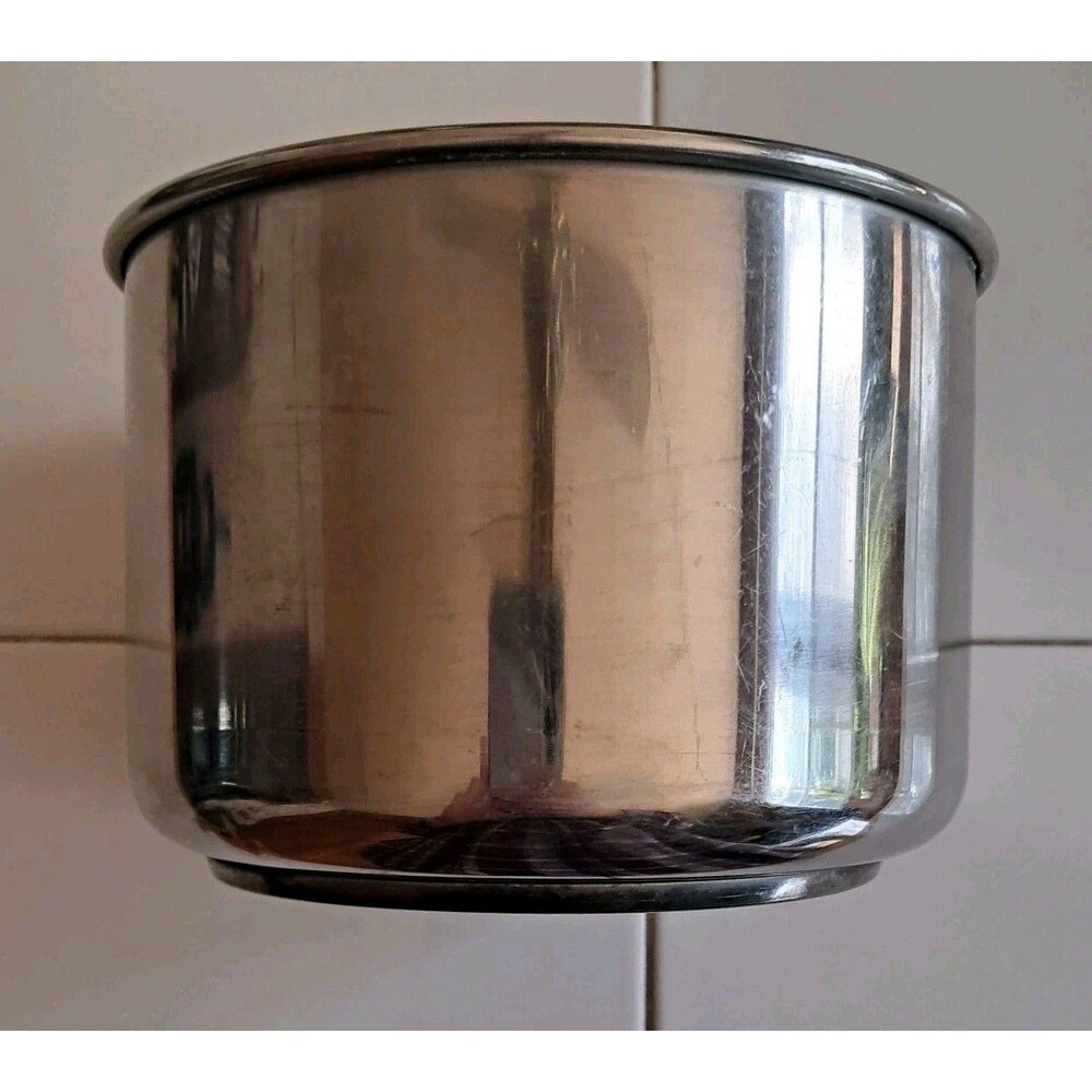 Small Metal Mixing Bowl Approximately 4" Tall 6" Across